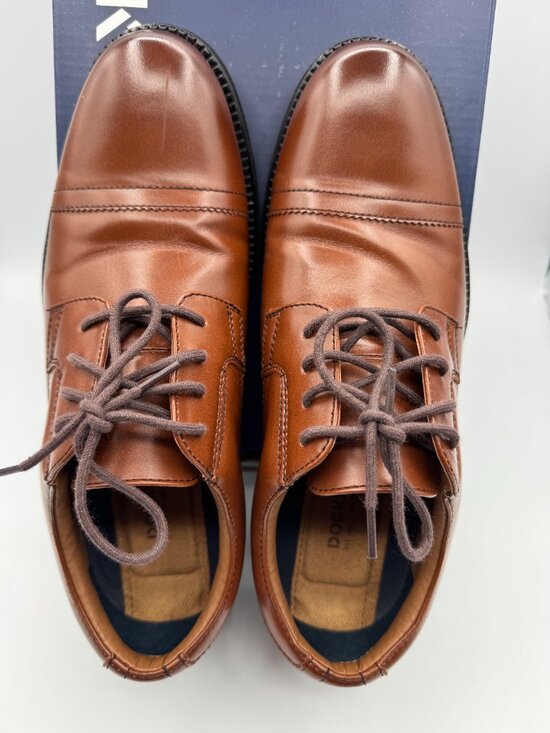 Dockers Garfield Cap Toe Oxford Tan Men\'s 7M EU39 090-36452 Dress Shoes main image 2